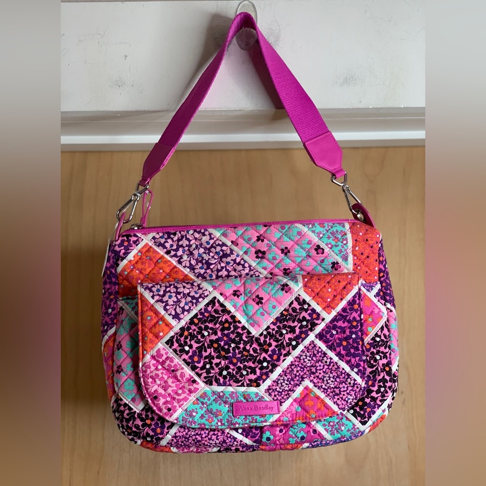 Vera Bradley Colorful Patchwork Shoulder Bag - image 2